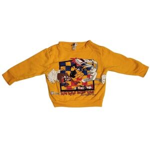 Kids Bugs Bunny Racing Team NASCAR Sweatshirt 1995 Warner Bros Vintage Size 2T